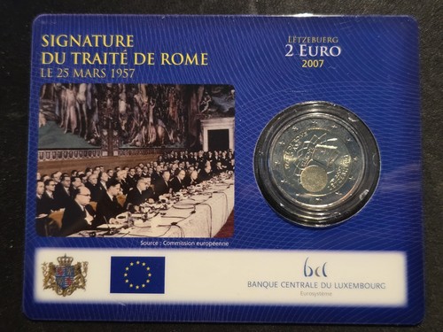 Luxemburg euro coincard - euro, 2007