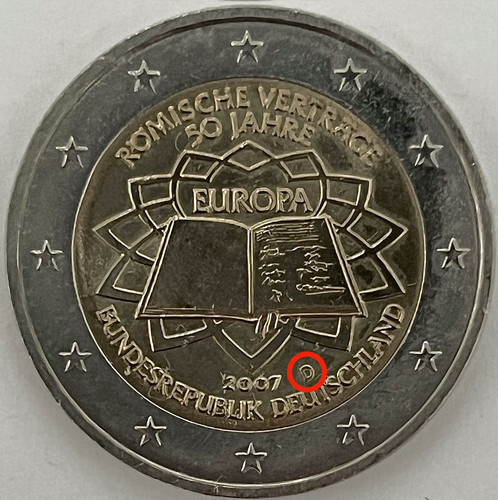 Euro gedenkmünze - 2,
