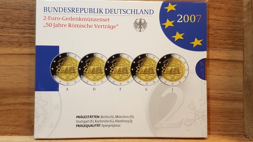 Euro gedenkmünzenset 2007 - 2,