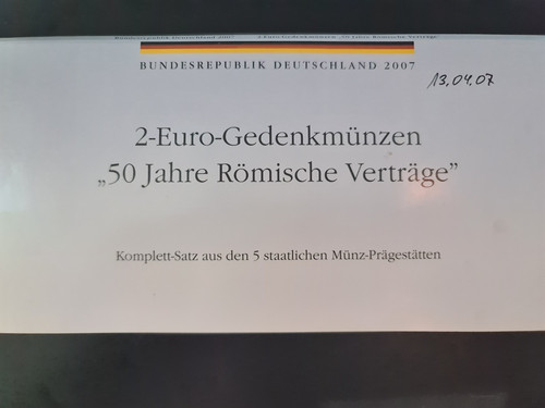 Euro gedenkmünzensatz 50 - 2, "50