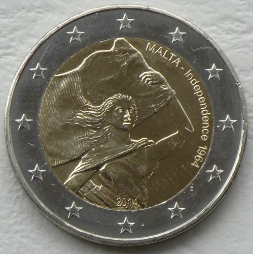 Euro gedenkmünze malta - 2, 2014